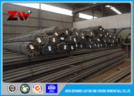 HRC 60-68 casted and forged steel ball mill grinding media , 20mm - 150mm