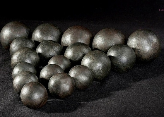 High Quality 52-65 HRC Forged Steel Grinding Ball 40mm 50mm Iron Forged Grinding Ball