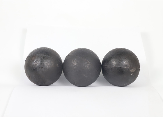65 70 75 80mm High Manganese Forged Steel Grinding Media Cast Iron Balls For Ball Mill Machine