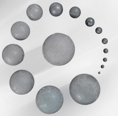 Customized Ball Mill Forging Cast Iron Balls 30mm 150mm In Mining Cement Power Industry