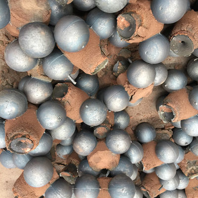 65 70 75 80mm High Manganese Forged Steel Grinding Media Cast Iron Balls for Ball Mill Machine