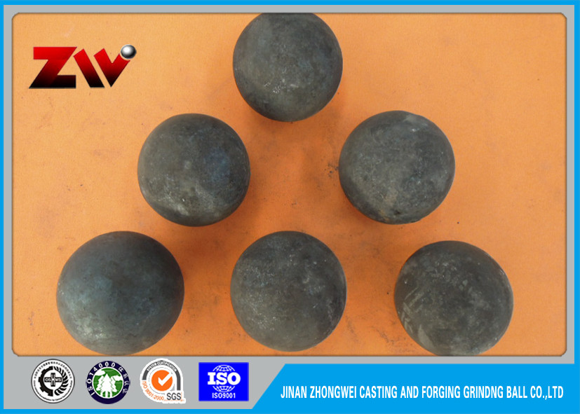 High hardness hot rolling steel balls , forged grinding media steel ball