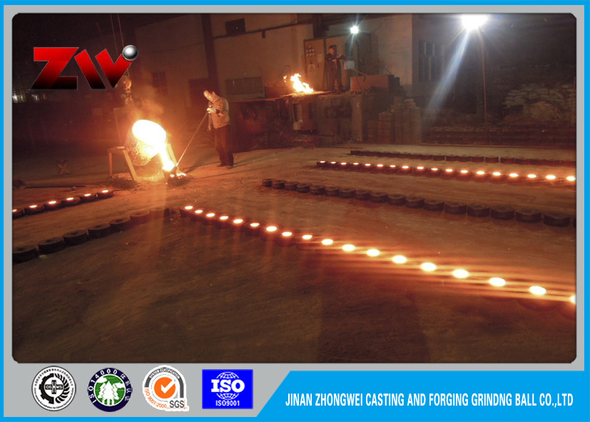 High Hardness Casting precision steel balls for metal mine / power station