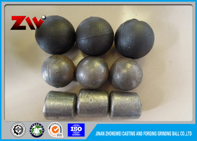 Cement Plant grinding media balls in cast and forged , Surface hardness HRC 58-65
