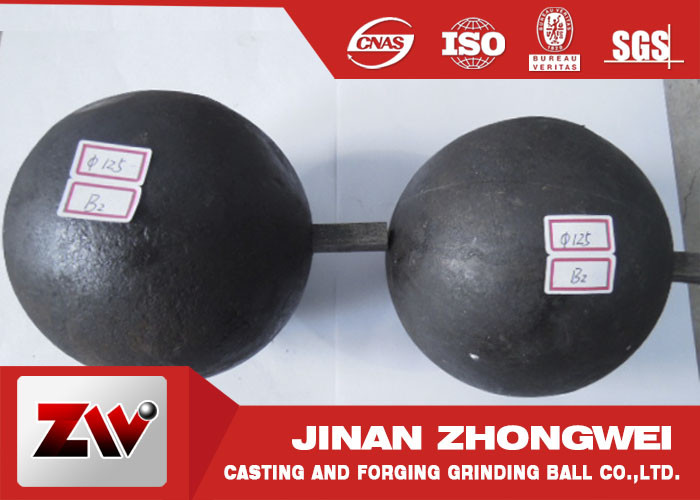 High Carbon Grinding Balls For Mining / Durabl Steel Mill Media