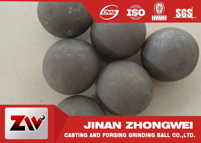 Good wear resistance Mineral Processing Forged Grinding Ball Dia 25-125mm