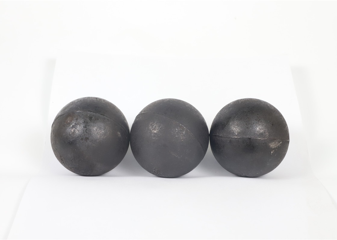 65 70 75 80mm High Manganese Forged Steel Grinding Media Cast Iron Balls For Ball Mill Machine