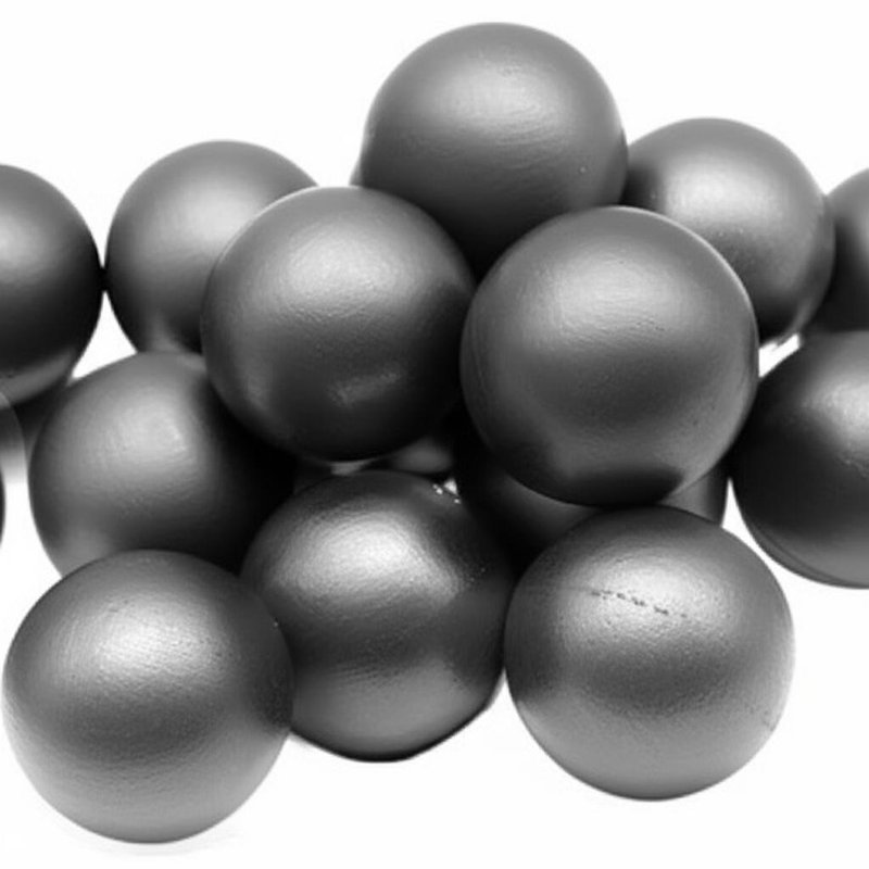 High Impact Toughness ≥12 J/cm2 Grinding Steel Balls with Black Surface Raw Material Heating By Electric Furance